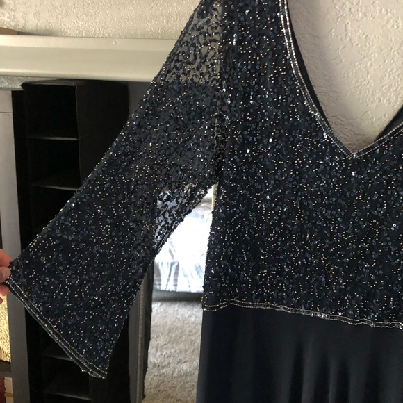 Jkara Mother of the Bride Dress in Navy Size 16 - Picture 3 of 4